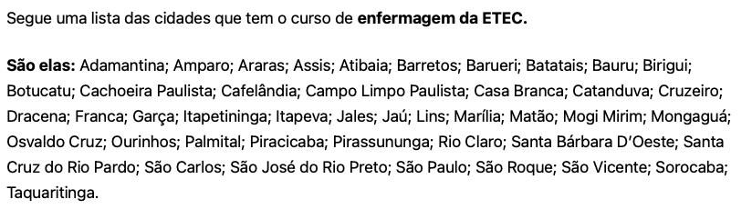 Enfermagem é o curso técnico mais concorrido do Vestibulinho das